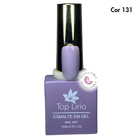 Esmalte em Gel Top Lirio Coleção Ouro Cor 131 15 ml
