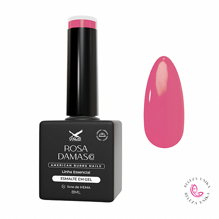 Esmalte em Gel Rosa Damasco Linha Essencial 8ml – American Burrs Nails