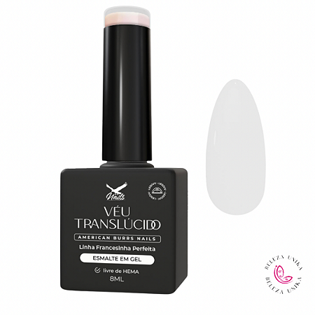 Esmalte em Gel Véu Translúcido Linha Francesinha Perfeita 8ml – American Burrs Nails