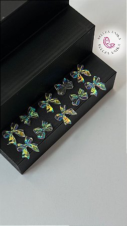 Laço 3D Furta Cor para decoração pacote com 10 unidades