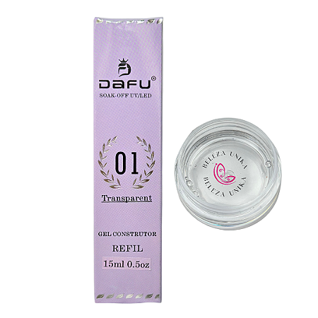 Gel sachê Dafu 01 Transparente 15ml