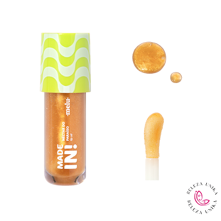 Gloss Labial Ginga Cor néctar do Paraíso 4ml Melu Made In