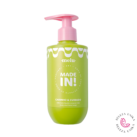 Sabonete Líquido Corpo E Mão Carinho & Cuidado 230 ml - Melu  Made In