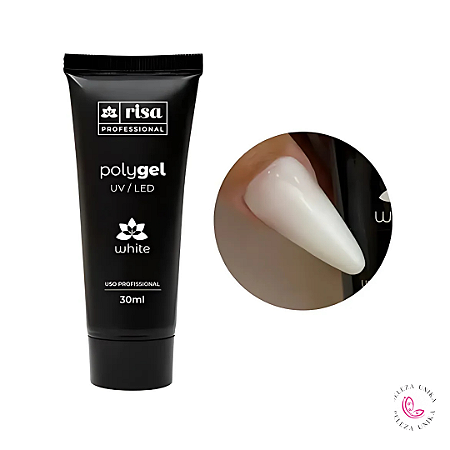 PolyGel Risa Cor White 30ml