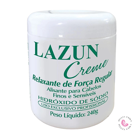 Lazun Creme Relaxante Alisante De Força Regular 240g
