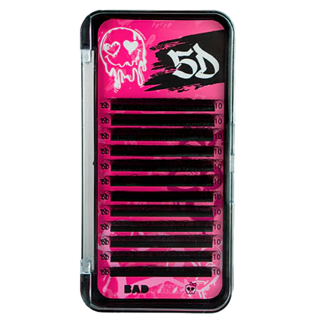 Cílios 5D W Bad Pink MIX 7 ao 12mm
