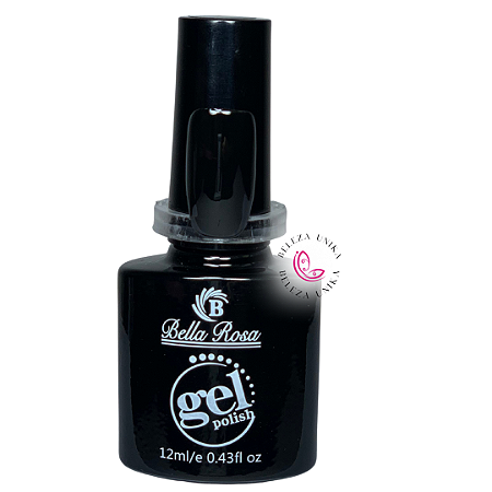 Esmalte em Gel Bella Rosa Preto 12ml