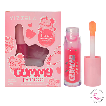Lip Oil Gummy Panda – Acompanha o chaveiro