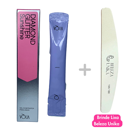 Volia Gel Sachê 12g- Diamond Glitter Sunshine