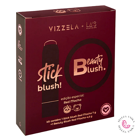 Kit Blushes Red Mocha Vizzela + La's