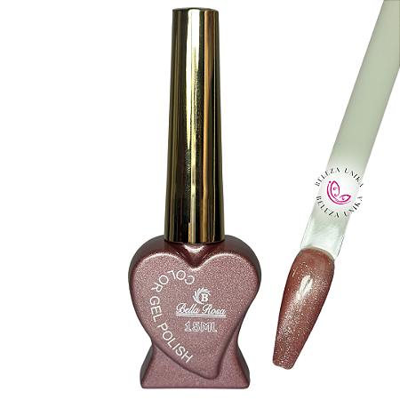 Esmalte em Gel Cat`s Magnetico 15ml Cor 10  - Bella Rosa