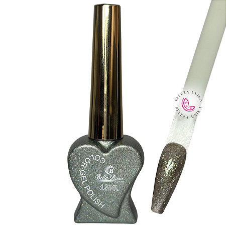 Esmalte em Gel Cat`s Magnetico 15ml Cor 11  - Bella Rosa