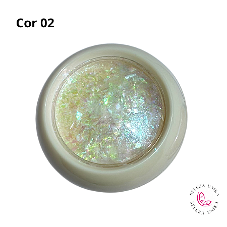 Flake Para unhas Cor 02 1 unidade