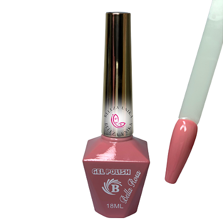 Esmalte em Gel Bella Rosa  Cor 38 Col.Diamante 18ml