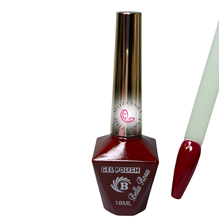 Esmalte em Gel Bella Rosa  Cor 43 Col.Diamante 18ml