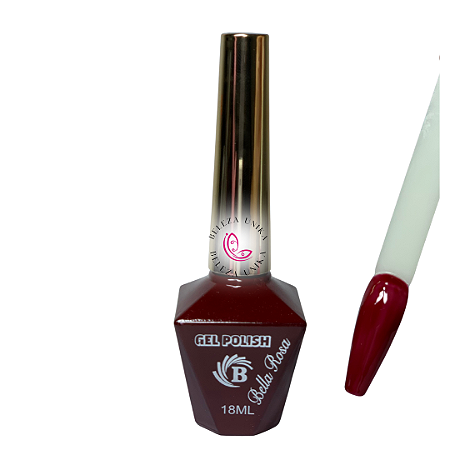 Esmalte em Gel Bella Rosa  Cor 48 Col.Diamante 18ml