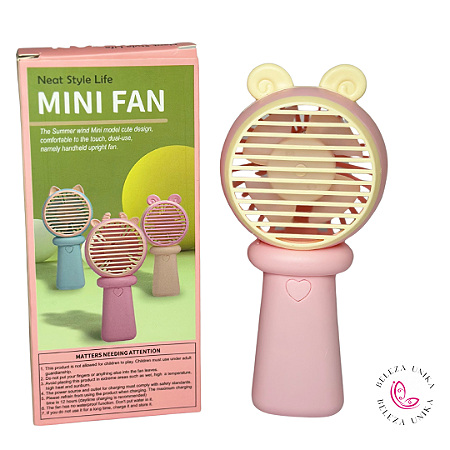 Mini Ventilador Portátil Recarregável