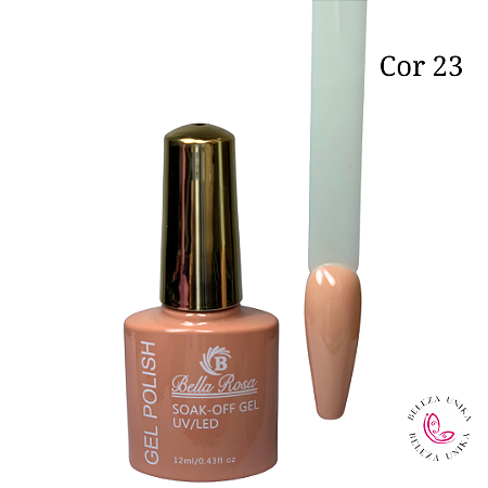 Esmalte em Gel Bella Rosa Polish 12ml Cor 23