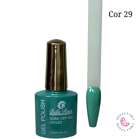 Esmalte em Gel Bella Rosa Polish 12ml Cor 29