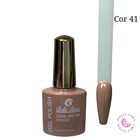 Esmalte em Gel Bella Rosa Polish 12ml Cor 41