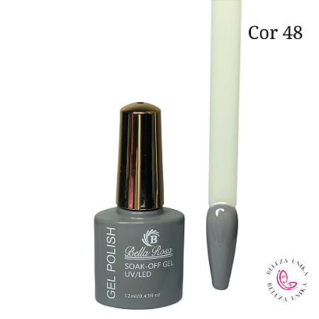 Esmalte em Gel Bella Rosa Polish 12ml Cor 48