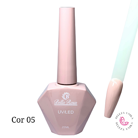 Esmalte em Gel Bella Rosa 20ml Coleção Elegância Cor 05