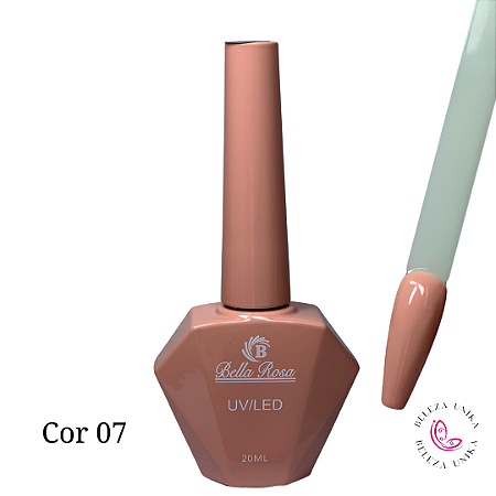 Esmalte em Gel Bella Rosa 20ml Coleção Elegância Cor 07