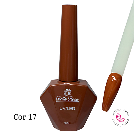Esmalte em Gel Bella Rosa 20ml Coleção Elegância Cor 17
