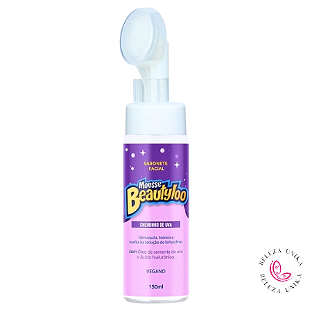 Mousse de limpeza Uva Beautyloo 150ml - Face Beautiful