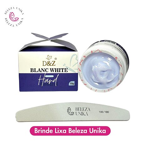 Gel D&Z Borboleta 18gr Blanc White Hard Control