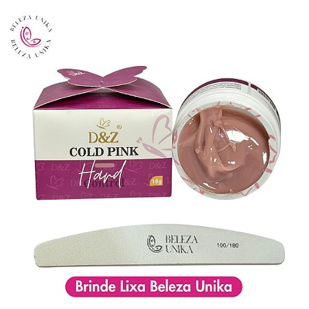 Gel D&Z Borboleta 18gr Cold Pink Hard Control