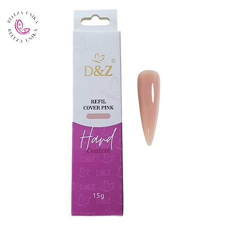 Gel D&Z Cover Pink 15gr Hard Borboleta