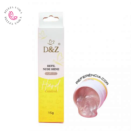Gel D&Z Nude Shine 15gr Hard Borboleta