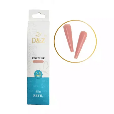 Gel D&Z Pink Nude 15gr Hard Borboleta