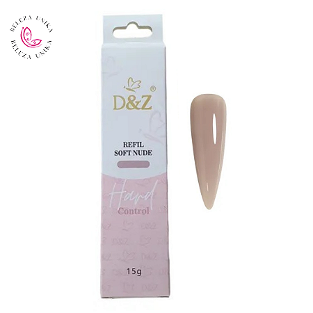 Gel D&Z Soft Nude 15gr Hard Borboleta