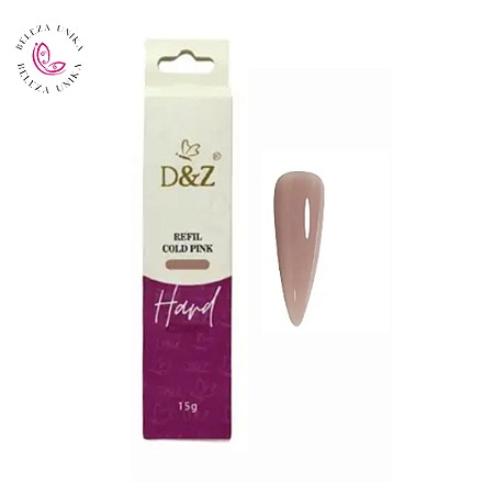 Gel D&Z Cold Pink 15gr Hard Borboleta