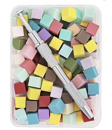 Kit de Esponja para Decoração Espumar 100un