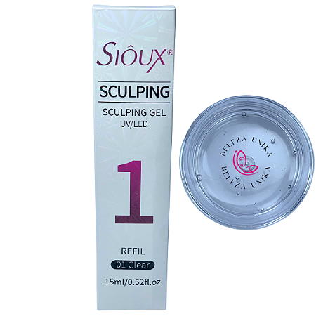 Gel Sachê Siuox 01 Clear 15ml