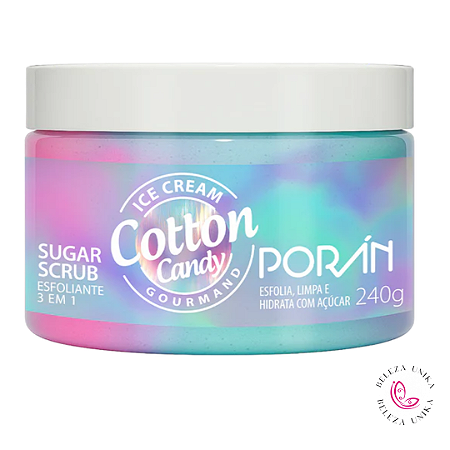 Esfoliante Sugar 240g Scrub Ice Cream Cotton Candy Gourmand
