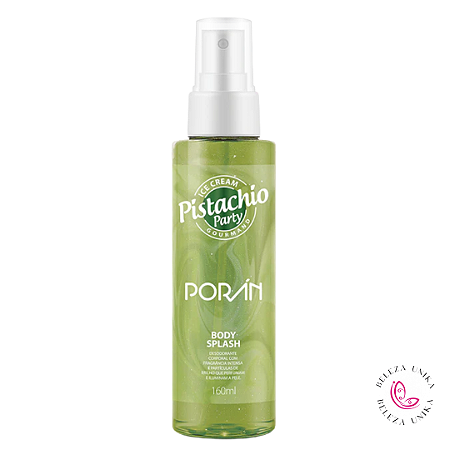 Body Splash Pistachio Party Essência de Chiclete 160ml  - Poran