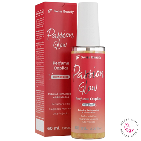 Perfume Capilar Passion Glow 60ml Swiss Beauty