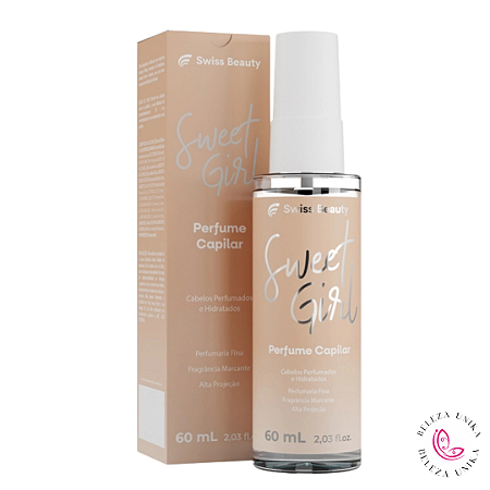 Perfume Capilar  Sweet Girl 60ml - Swiss Beauty
