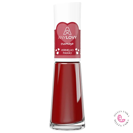 Esmalte Anylovy Vermelho Paixão 8ml