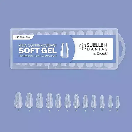 SOFT GEL MED.COFFIN (ROÍDAS) - Suellen Dantas - 240 Peças