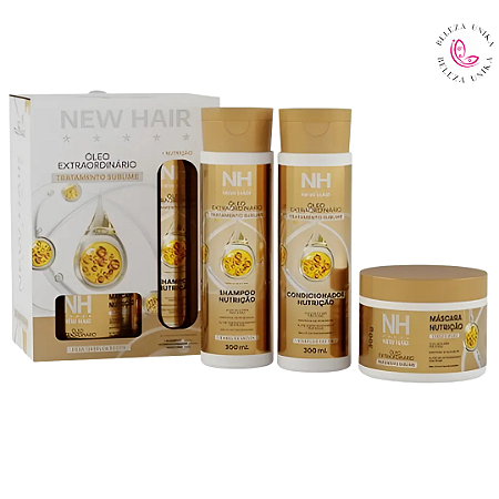 Kit Capilar Óleo Extraordinário  Tratamento Sublime - New Hair
