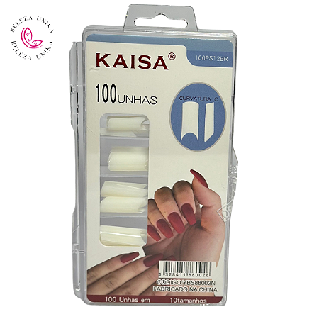Tips Kaisa Curvatura C com 100 uni Natural