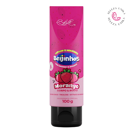 Esfoliante Corporal Beijinhos Morango 100g - Belkit