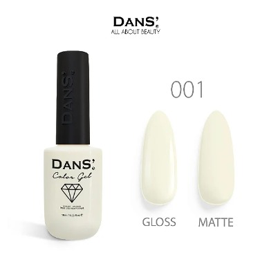 Esmalte em Gel Dans color 10ml Cor 01