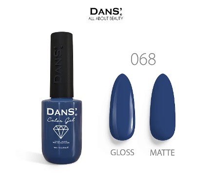 Esmalte em Gel Dans color 10ml Cor 068