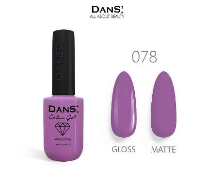 Esmalte em Gel Dans color 10ml Cor 078